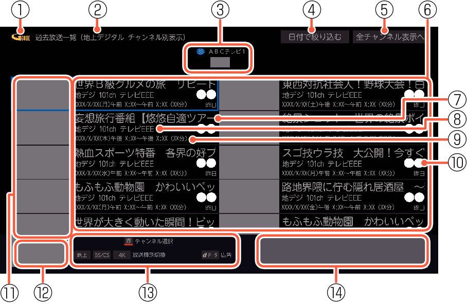 OSD_Past Programlist2_7040